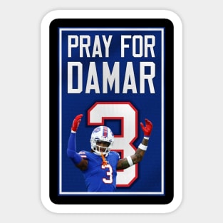 Pray for 3 damar Sticker